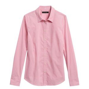 Banana Republic Riley-Fit Shirt, Pink (16 Tall)